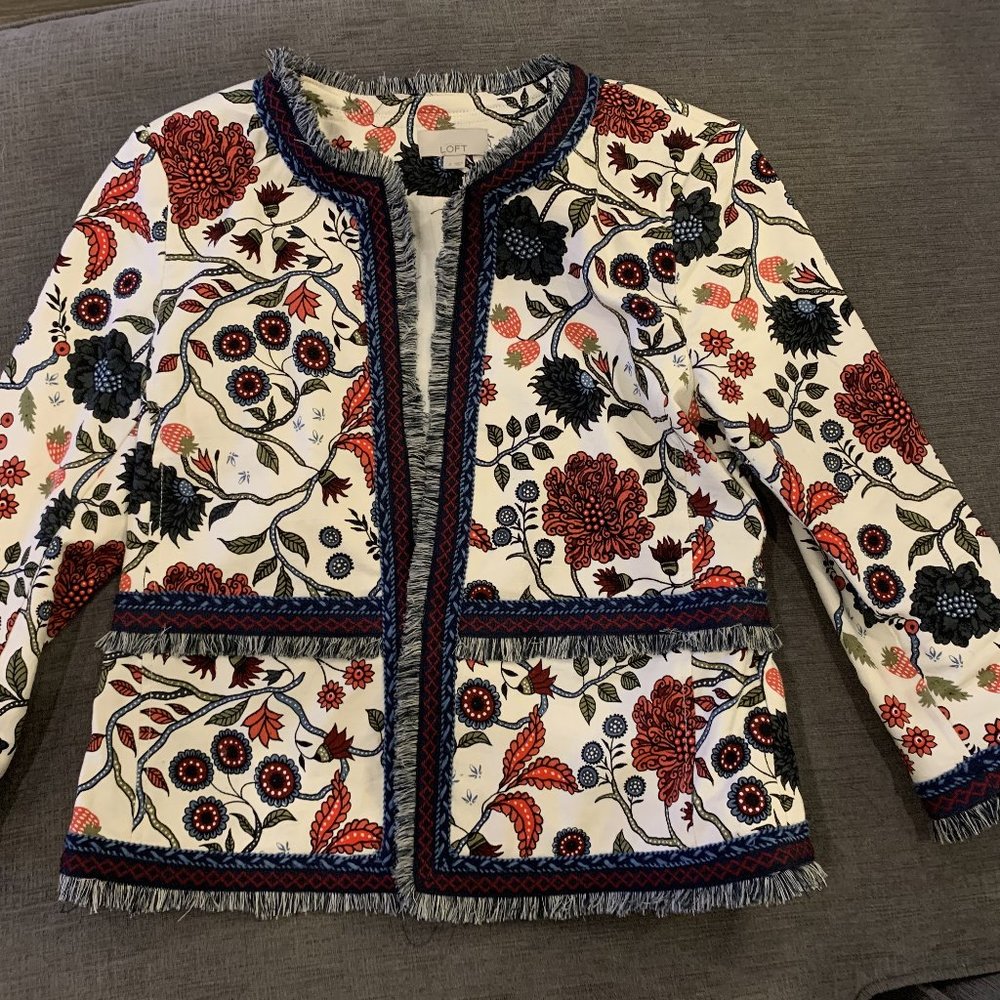 Loft Floral Blazer